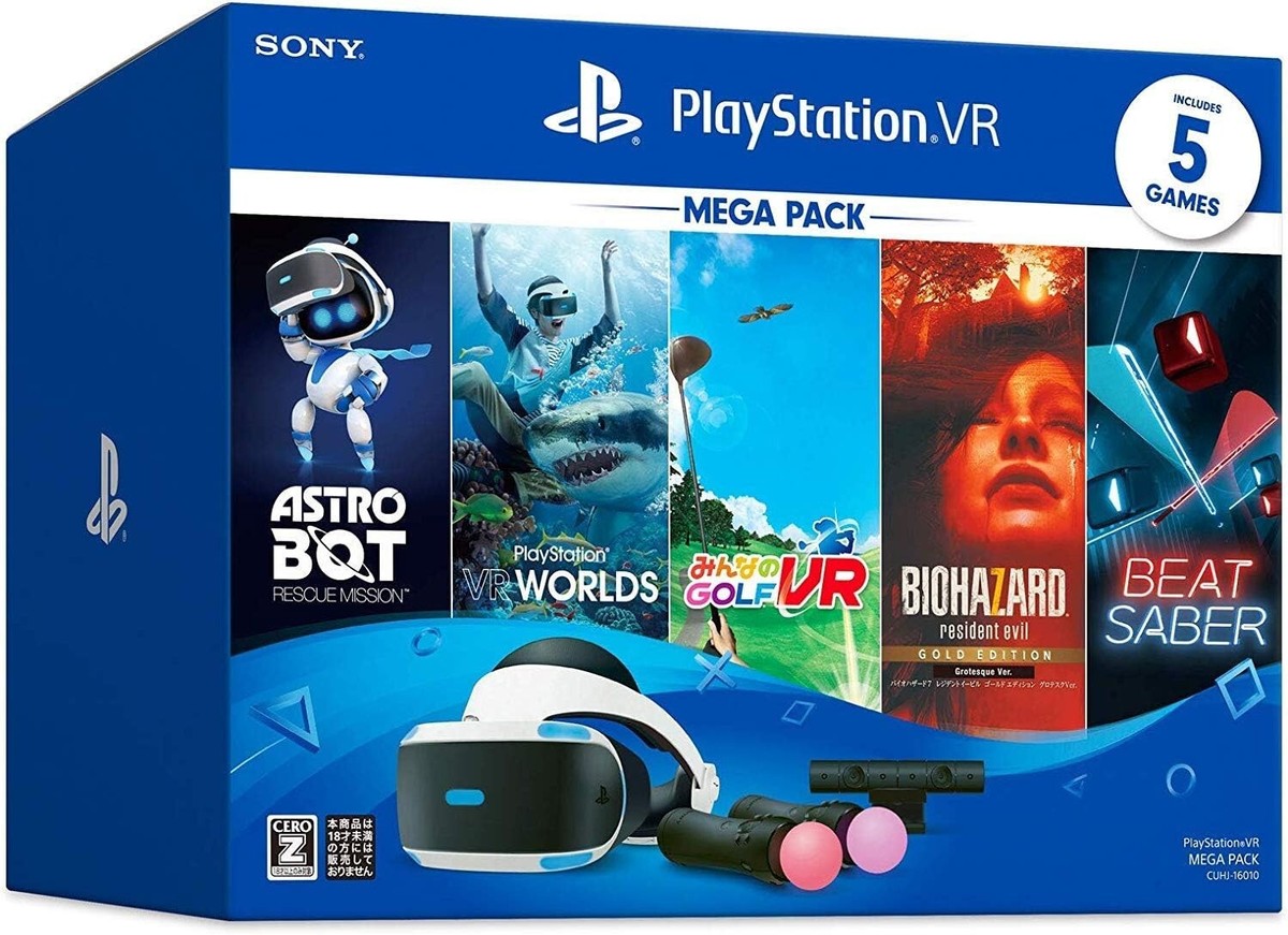 Sony PlayStation VR MEGA PACK PS4 CUHJ-16010 Game Camera