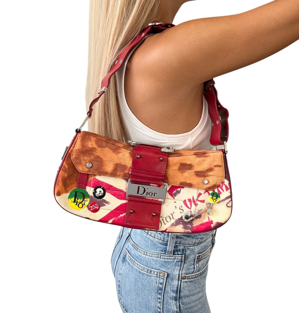 Christian Dior Vintage 2003 Logo Street Chic Columbus Victim