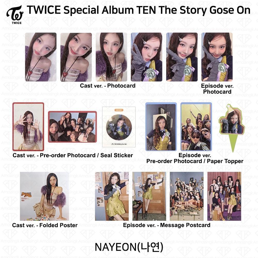 TWICE TEN : The Story Goes On Cast / Episode ver. Official