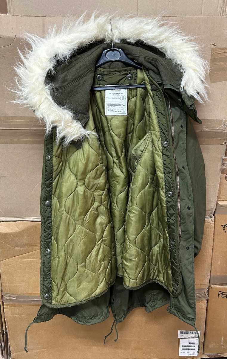 GENUINE US ARMY VIETNAM M-1965 M65 FISHTAIL PARKA MANS 1973 MINT
