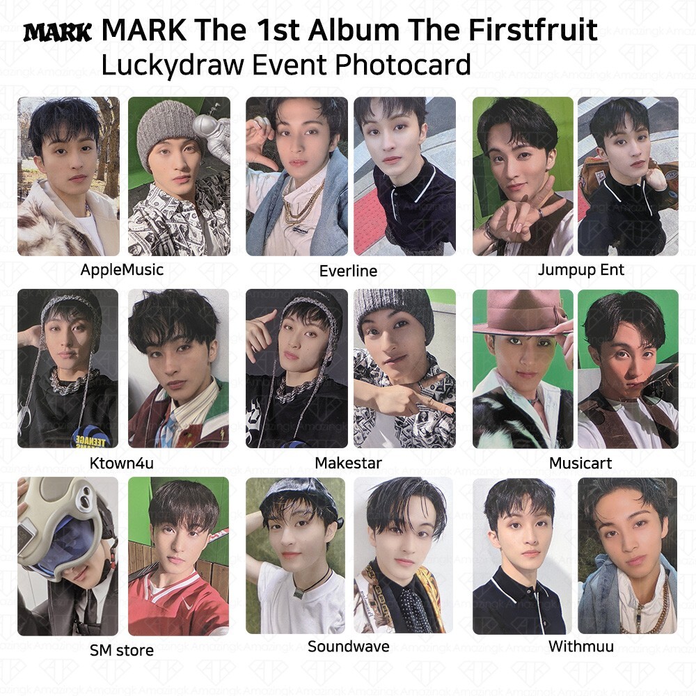 MARK NCT The 1st Album The Firstfruit Luckydraw Event Photocard