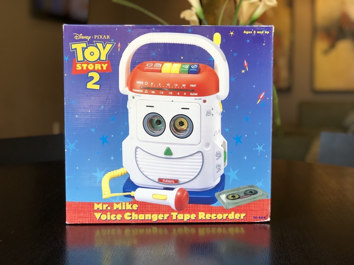 NEW Open Box TOY STORY 2 MR. MIKE Voice Changer Tape Recorder