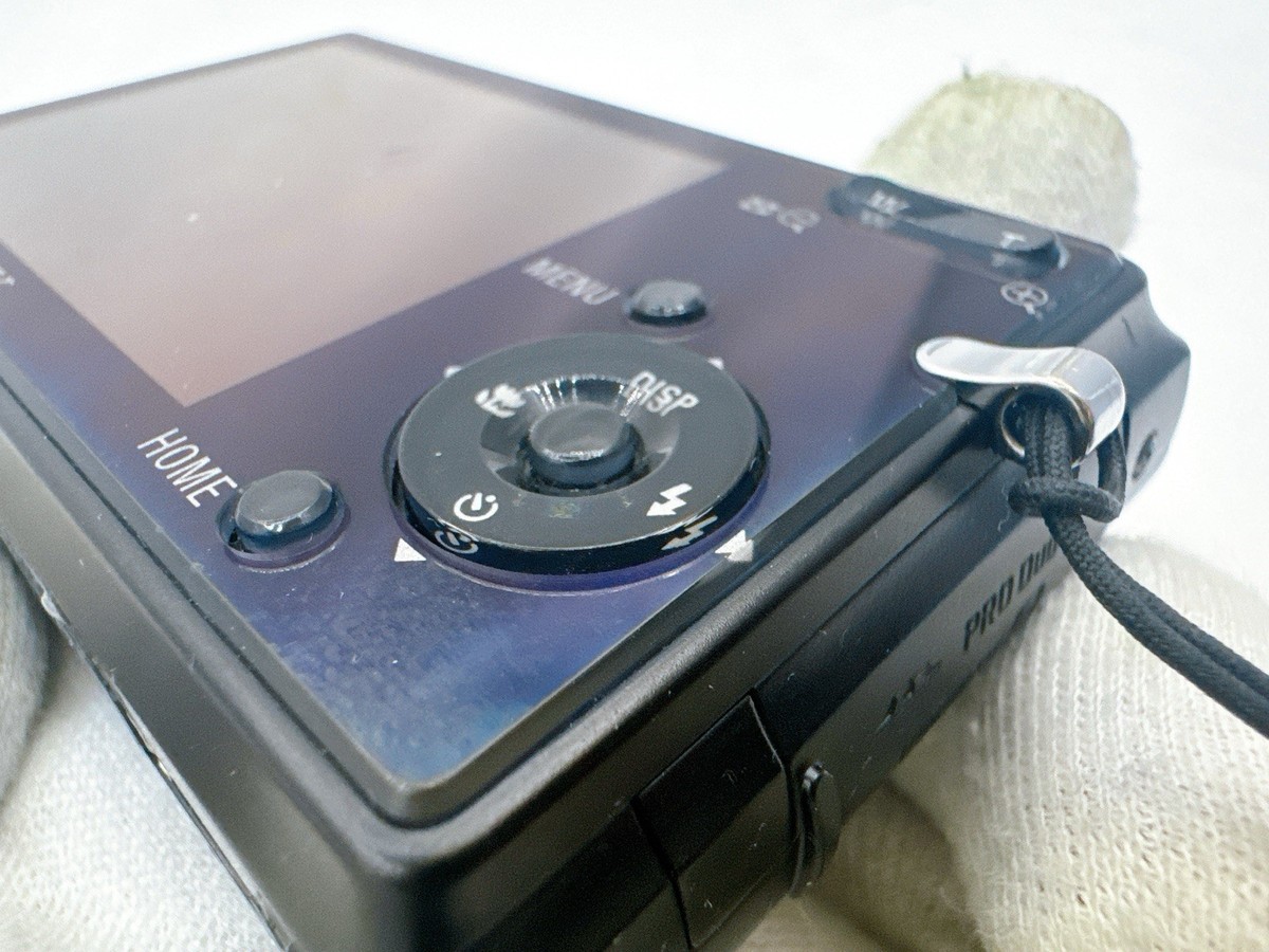 Sony Cyber-Shot DSC-T20 Digital Camera 8.1MP Black Carl Zeiss 3x