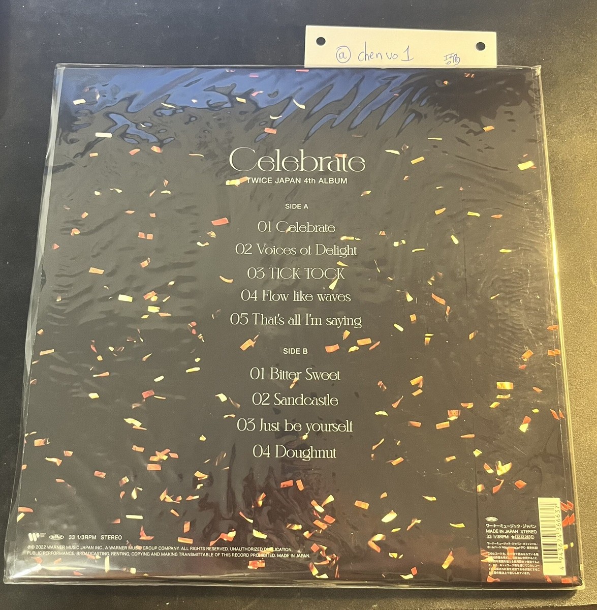 TWICE - Celebrate Japan Manufactured Vinyl Fourth Album - Brand