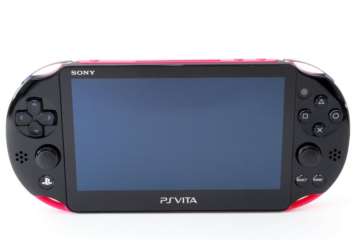 Sony PS Vita Pink Black Slim Playstation PCH-2000 w/ Charger | eBay