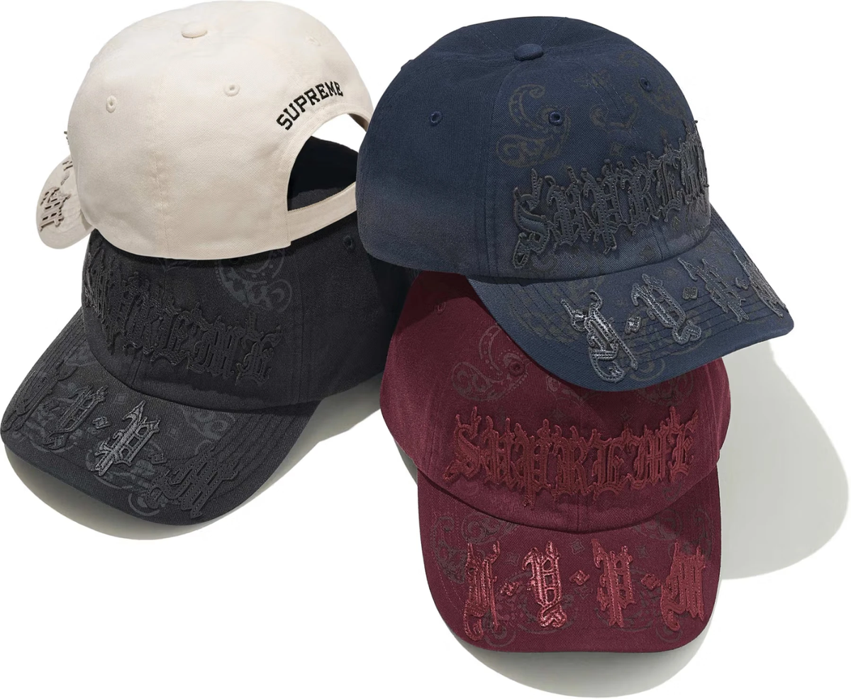 Supreme Leather Applique 6-Panel Cap 4colors SS25 | eBay