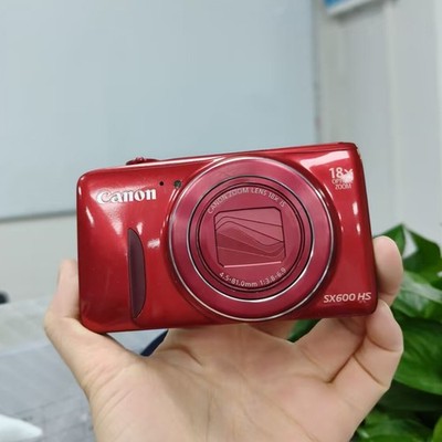 Canon Powershot SX600 HS Red 16.0MP 18x zoom Digital English