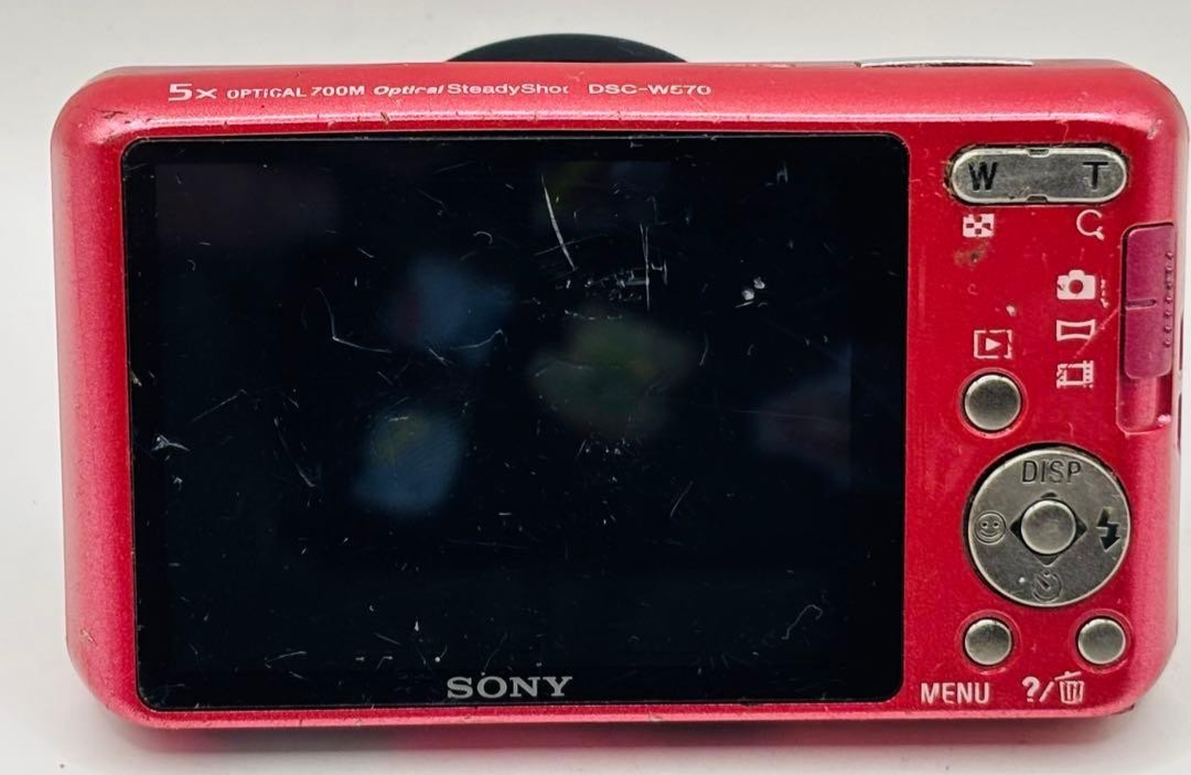 SONY Cyber-shot DSC-W570 Pink 5x Zoom 16.1 MP Digital Camera