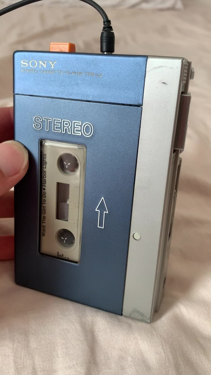 Sony TPS-L2 Walkman Cassette Player New Belts Working Guardians of