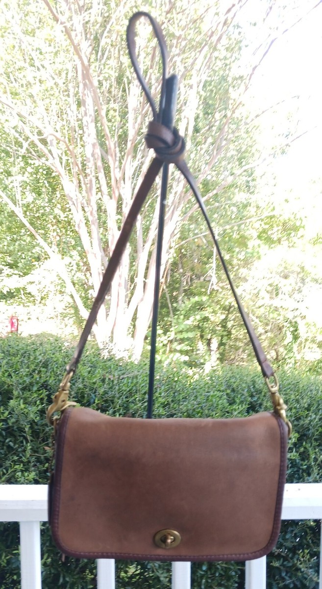 Coach 212 0647 Vintage Pocket Purse Brown Made in New York City