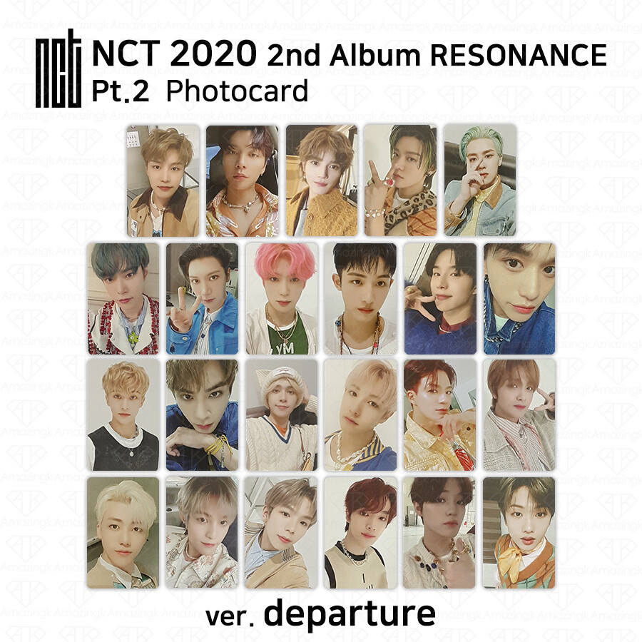 NCT 2020 2nd Album Resonance Pt.2 Photocard ID Card Departure Ver