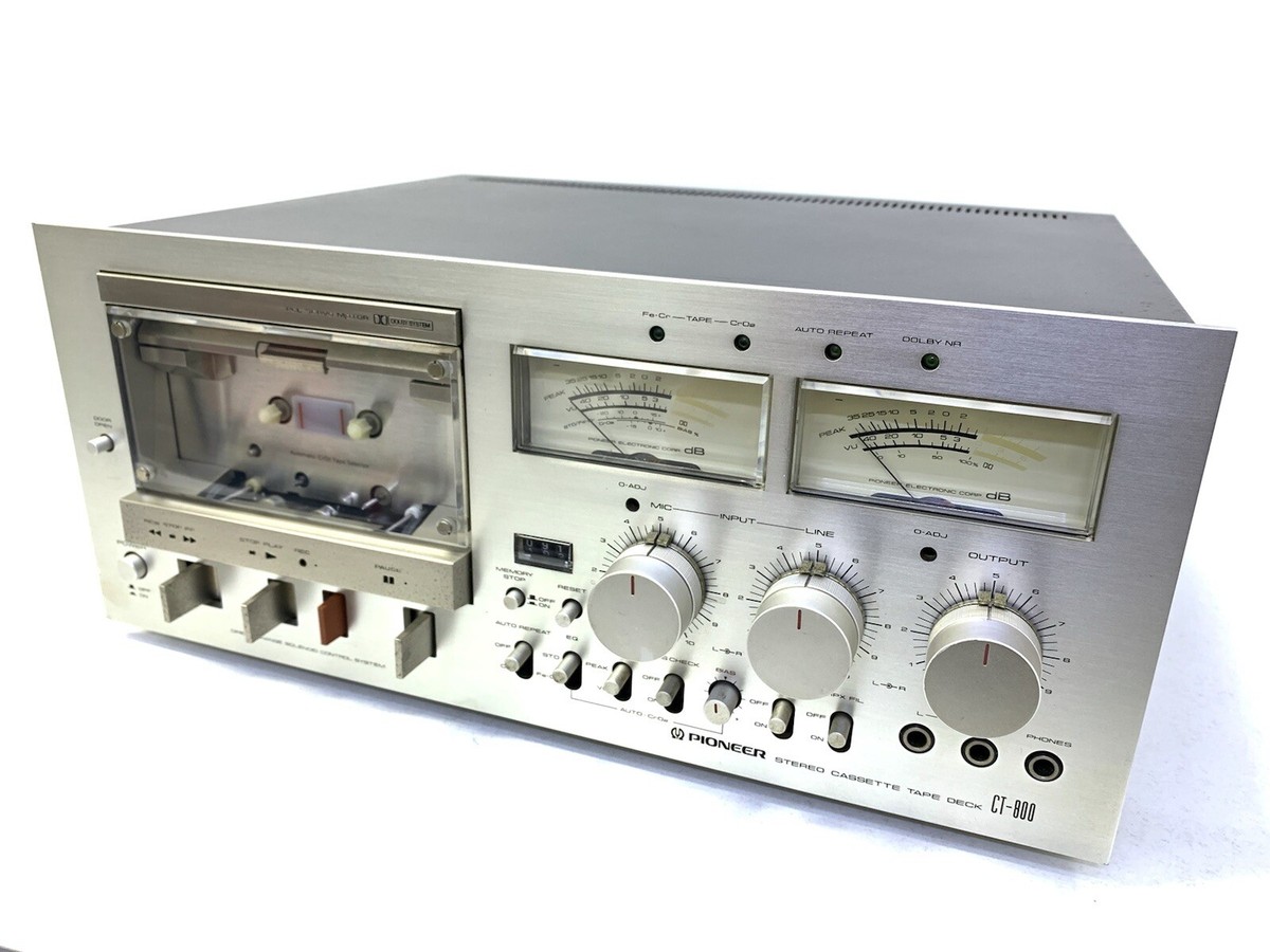 PIONEER CT-800 Rare Japan Market Stereo Tape Deck Vintage 1979