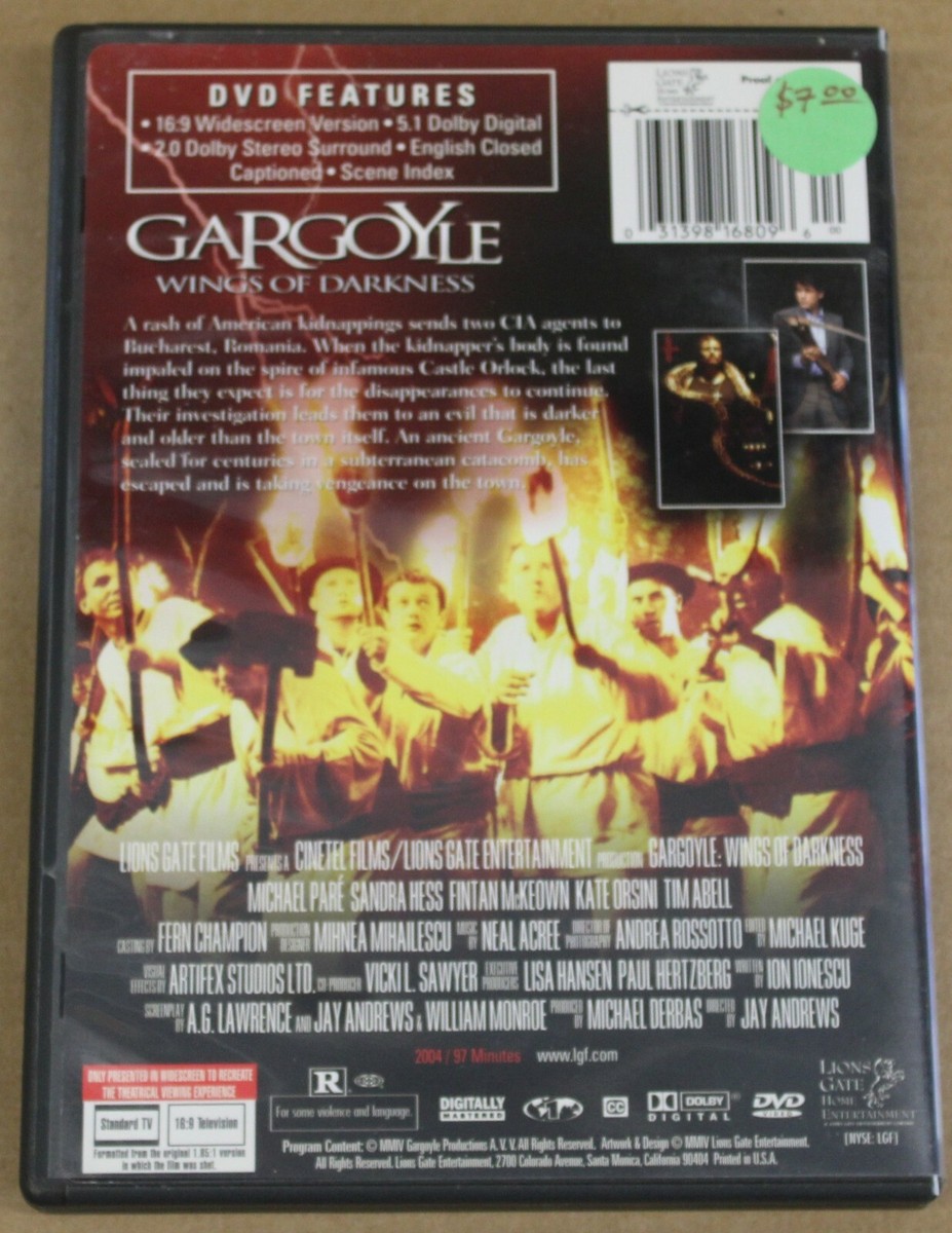 Gargoyle Wings of Darkness DVD Widescreen | eBay