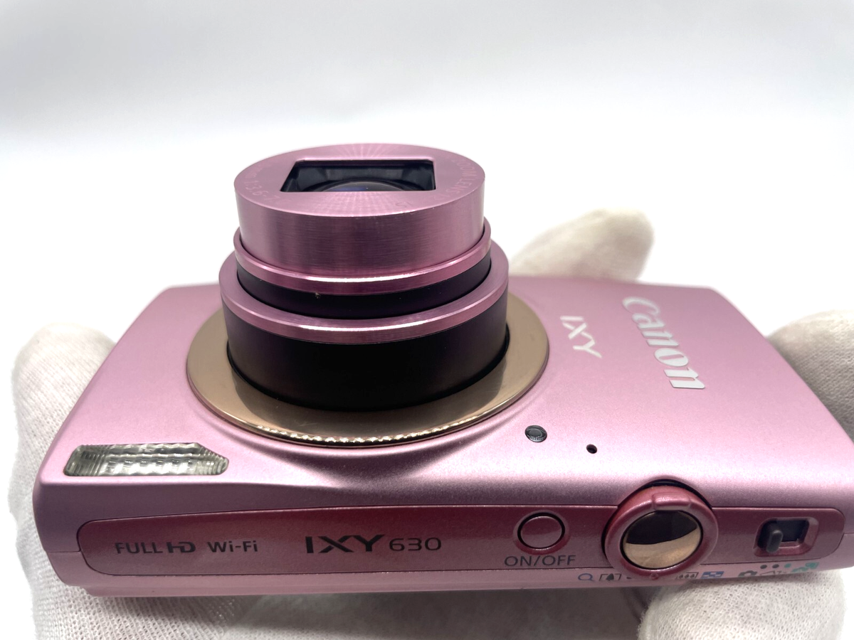 Canon IXY 630 Pink Digital Camera 16MP 12x Zoom w/ Battery