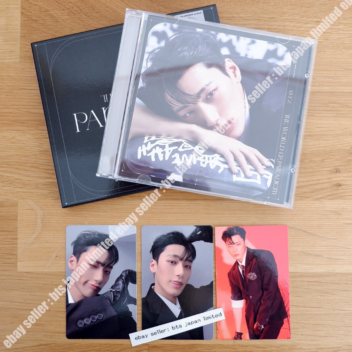 ATEEZ SAN THE WORLD EP . PARADIGM Photocard 2 Solo ver. + Tower