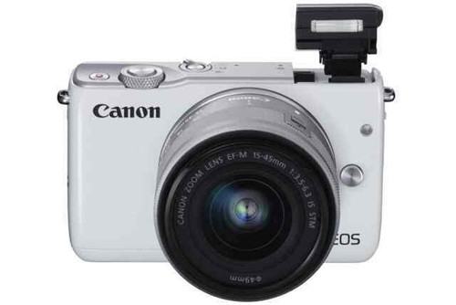 Canon EOS M10 18.0MP Digital Camera With 15-45mm Lens Kit White