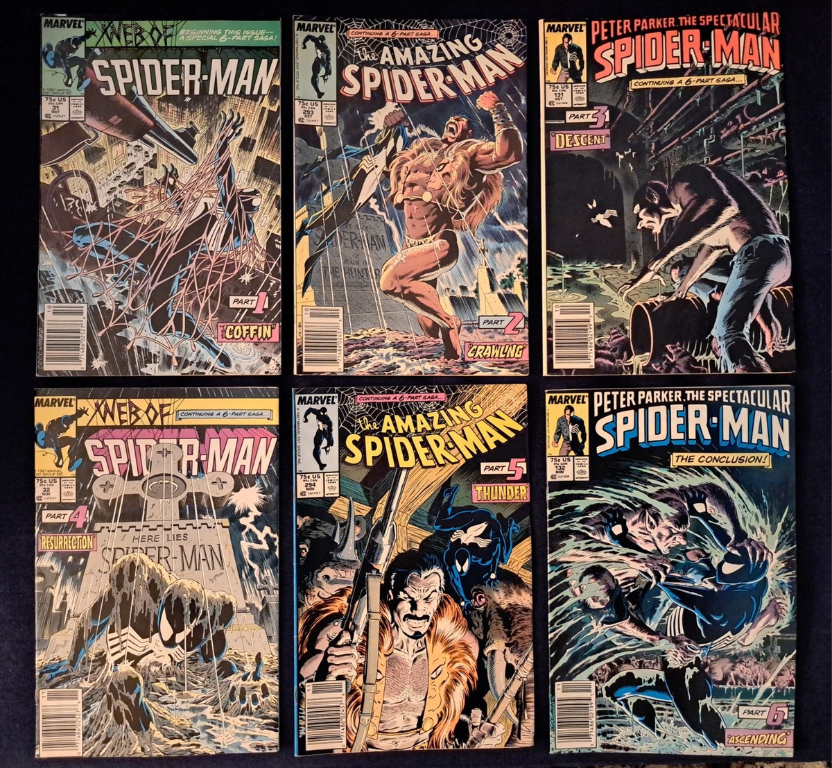 Kraven's Last Hunt, Spider-Man, Complete 6 Part Saga, All High