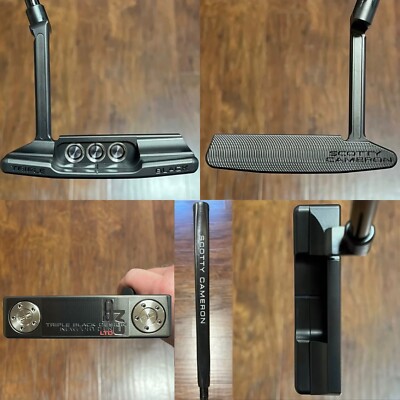 Scotty Cameron B3 Triple Black LTD Newport 2 Long Neck Putter W