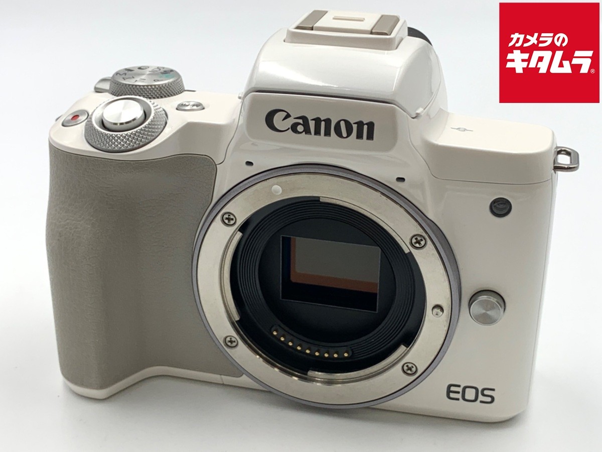 CANON EOS Kiss M 24.1MP Mirrorless Digital Camera Body WHITE -Near
