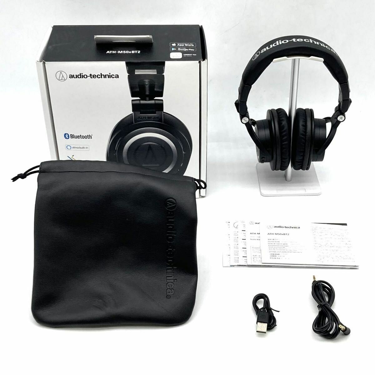 Audio-Technica Wireless Over-Ear Headphones ATH-M50xBT2 Black