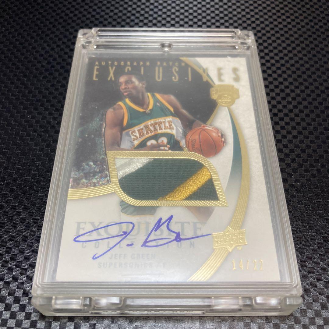 NBAカード】07-08 exquisite J.Green RPA /22