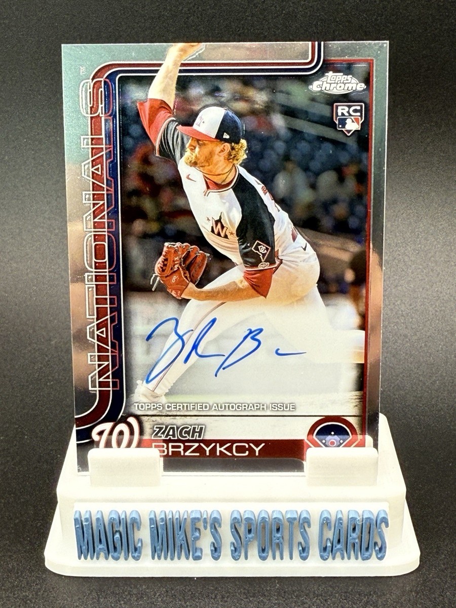 Zach Brzykcy Rookie Auto 2025 Topps Chrome #RA-ZB Autograph