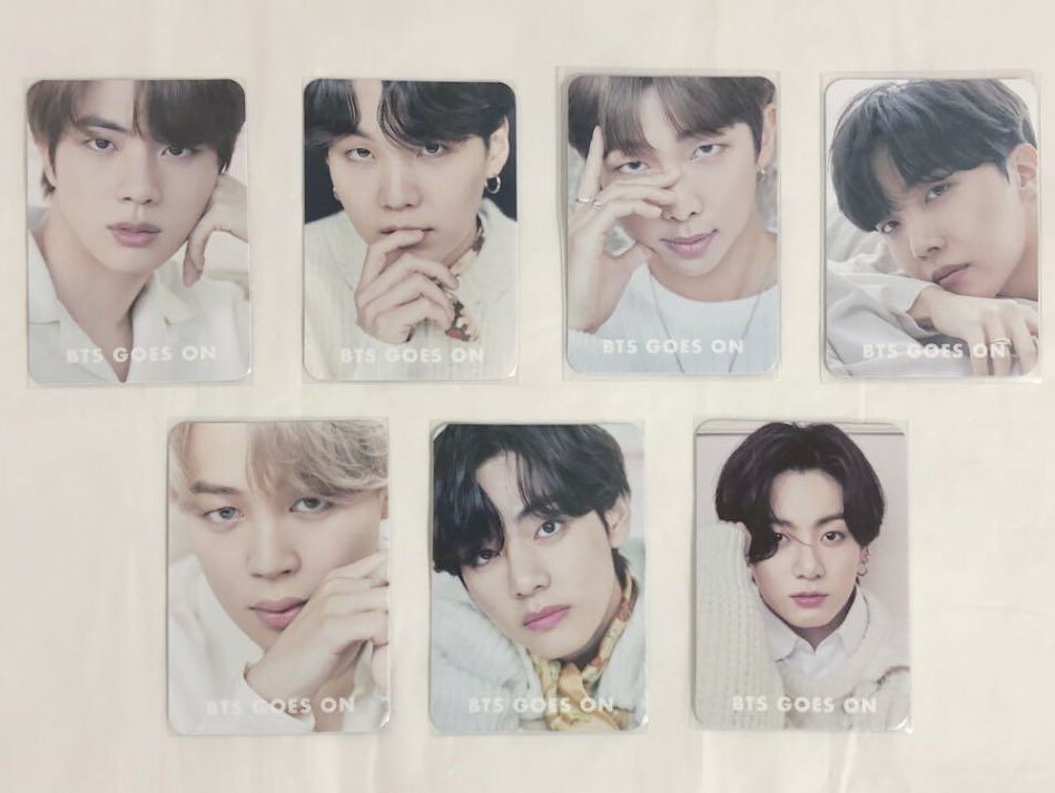 BTS goes on JAPAN EDITION Dicon Double-sided print Photocard Photo