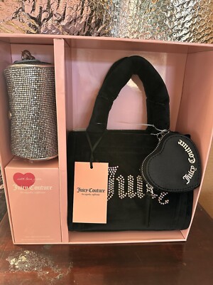 Juicy Couture Free Love Big Spender 3 Piece Gift Set Black Velour