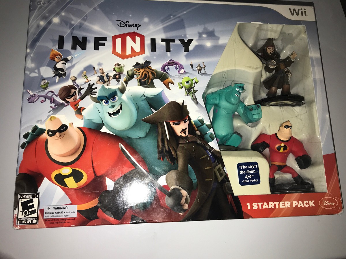 Disney Infinity (1.0) Starter Pack Nintendo Wii New Slightly
