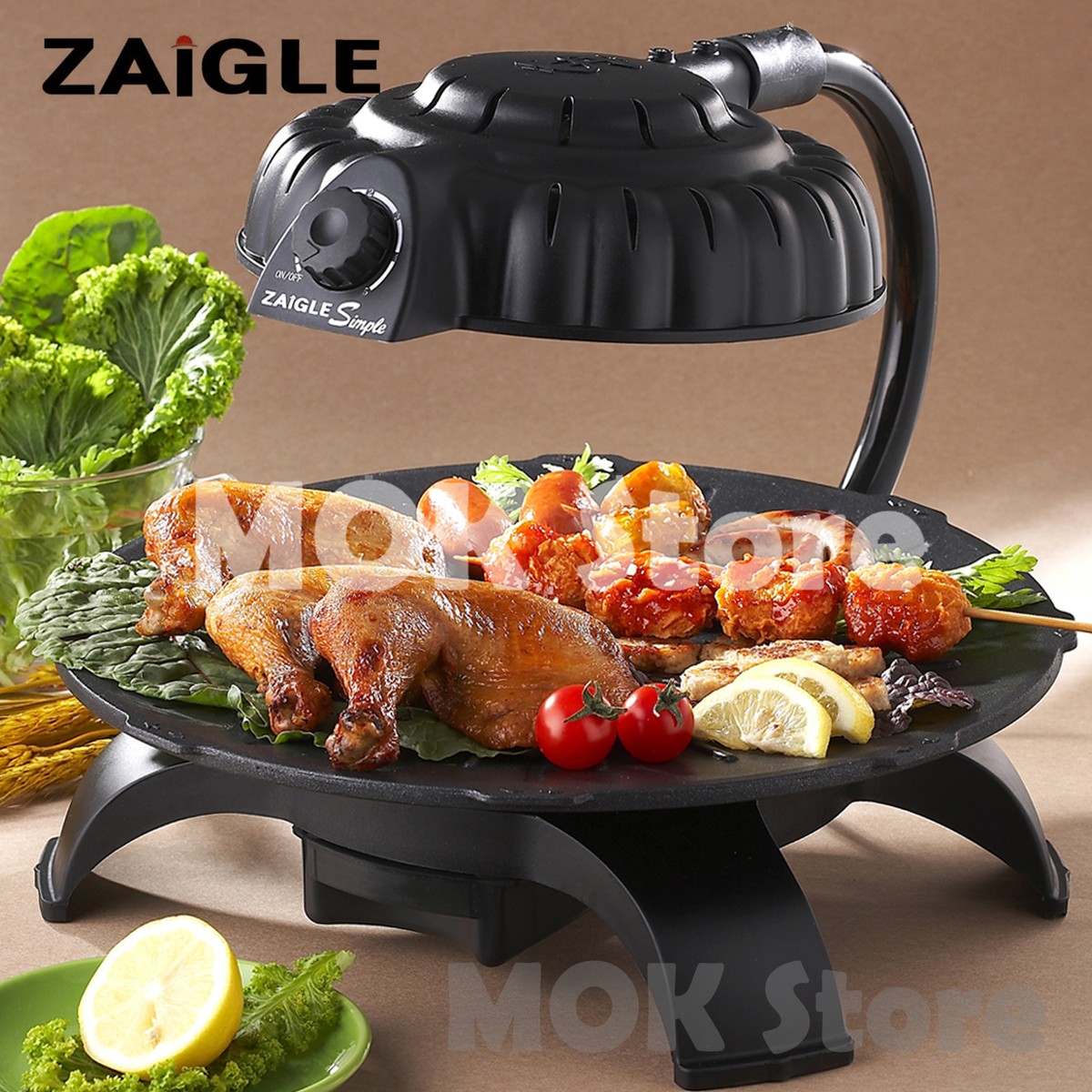 保証付 未使用新品 ZAIGLE 無煙ロースター アイ NC-350 保証付 未使用