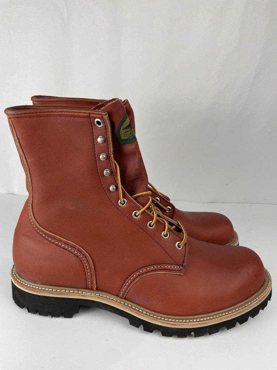 RED WING 899 IRISH SETTER LACE UP LEATHER WORK BOOT VIBRAM SOLE