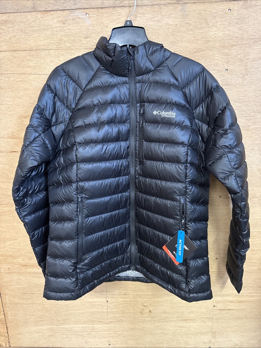 Columbia Titanium Down Jacket BLACK $260 WK4308-010 Women's Size