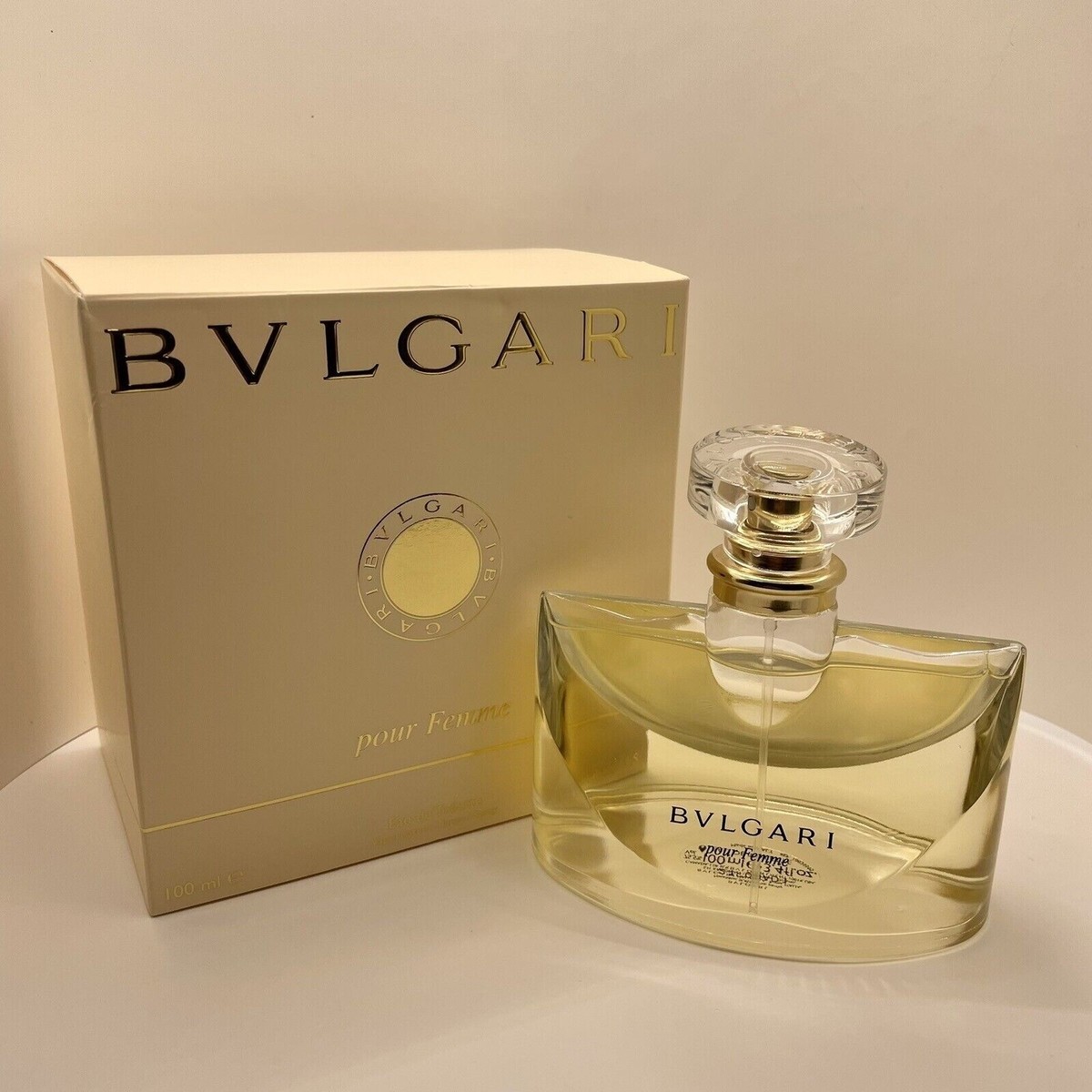 BVLGARI Pour Femme 100 ml 3.4 oz EDT Parfum Spray Discontinued