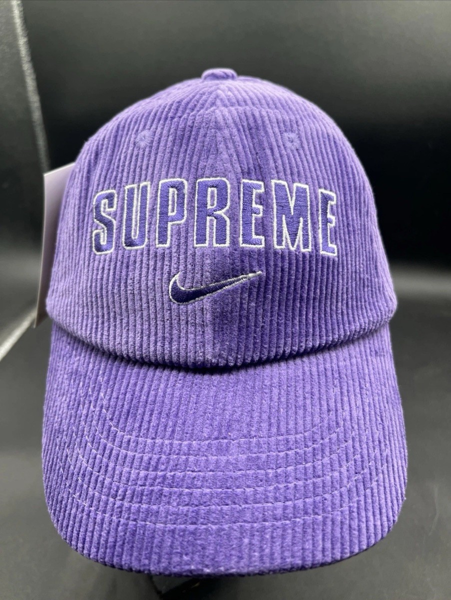 Supreme x Nike SS22 Arc Corduroy 6-Panel Cap Purple | eBay