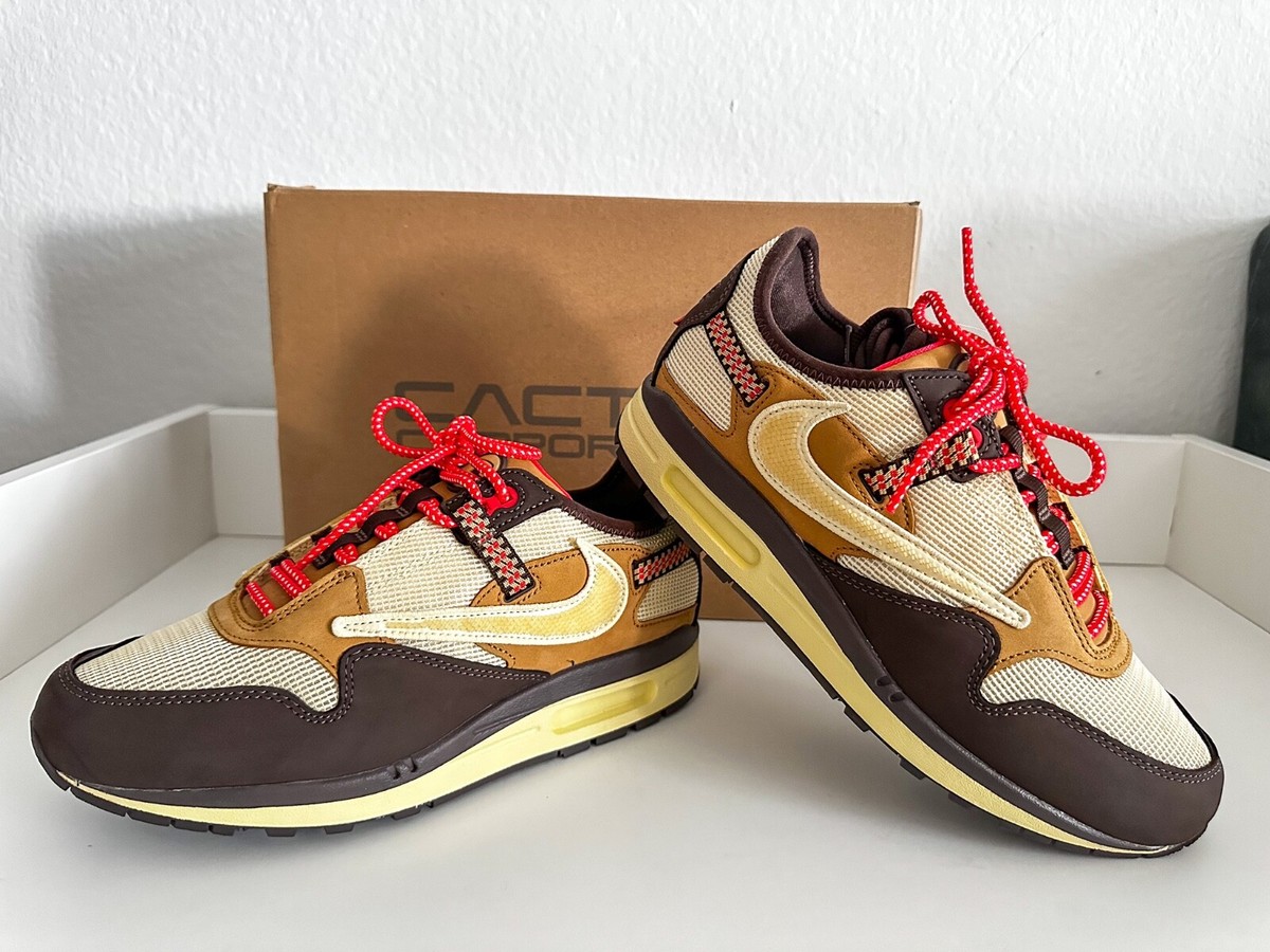 Nike Air Max 1 Travis Scott Cactus Jack Baroque Brown /Lemon Drop
