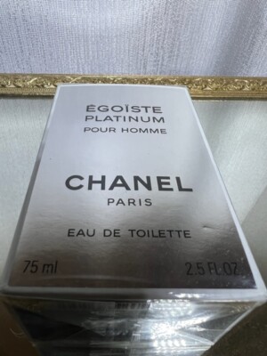 Egoiste Platinum Chanel edt 75 ml. Vintage original 1993. Sealed