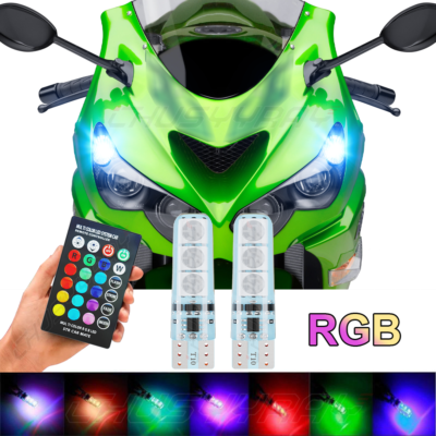 Para for Kawasaki zx-14r zx14r 1400 LED Faro Piloto Park Light T10