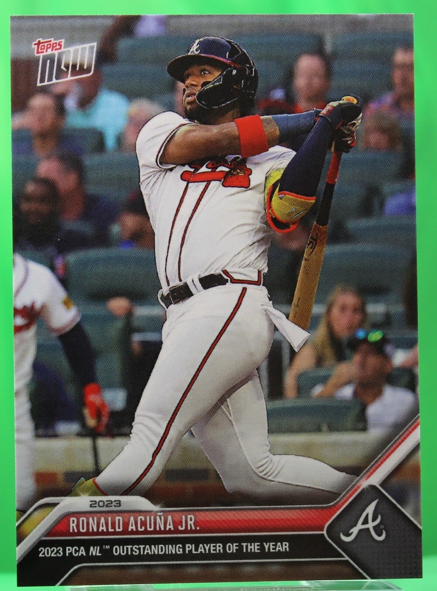 Ronald Acuna Jr NL MVP - 2023 MLB TOPPS NOW OS17 Presale | eBay