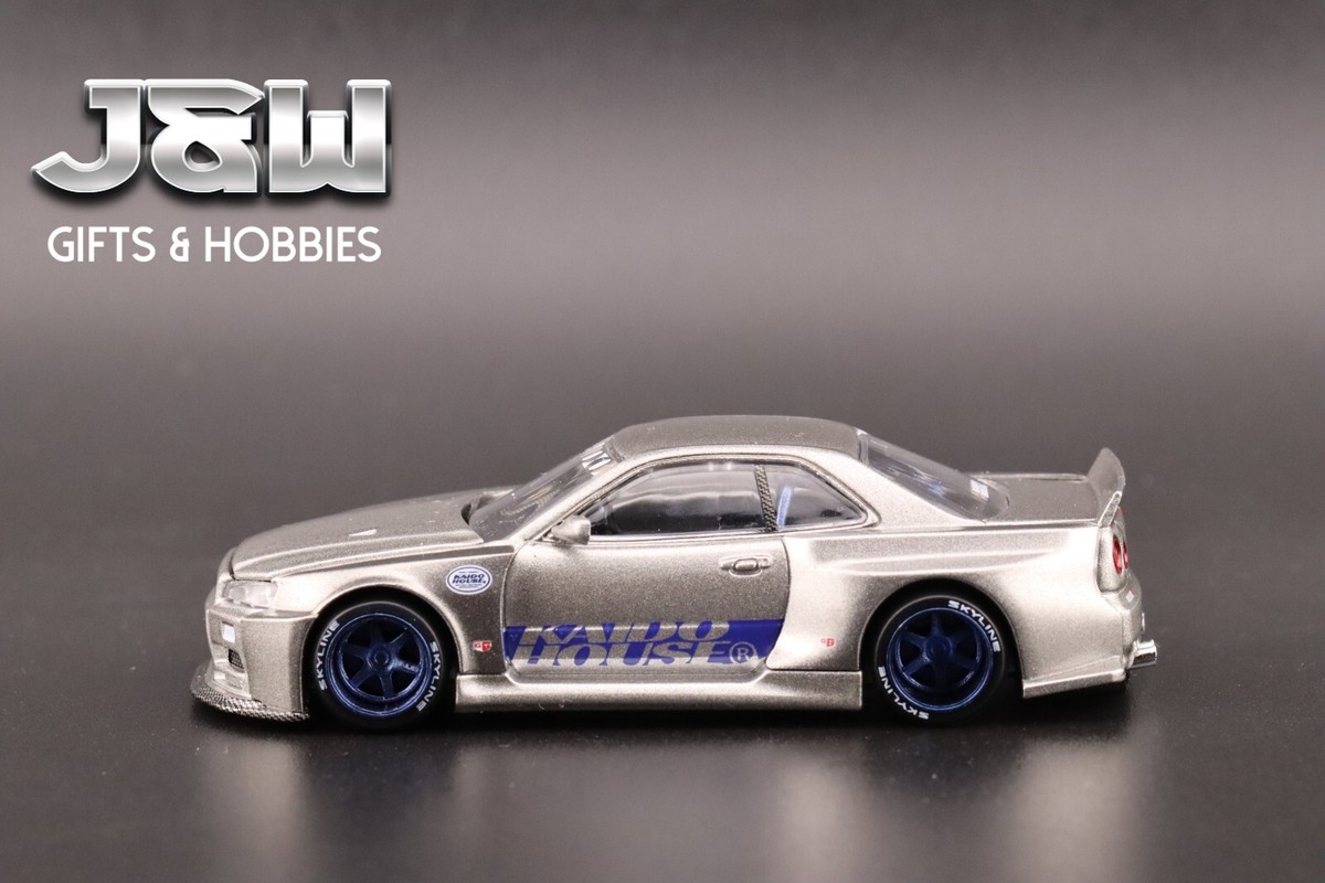 Kaido House x Mini GT Nissan GT-R R34 Kaido Works Shinjuku V1 #143