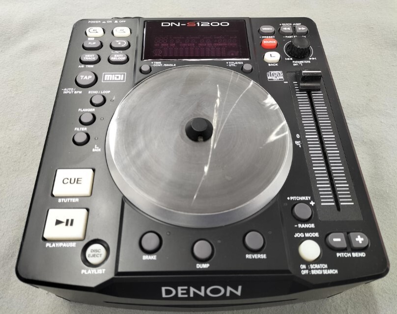 Denon DJ DN-S1200 Single Portable CD/MP3 Player Controller From
