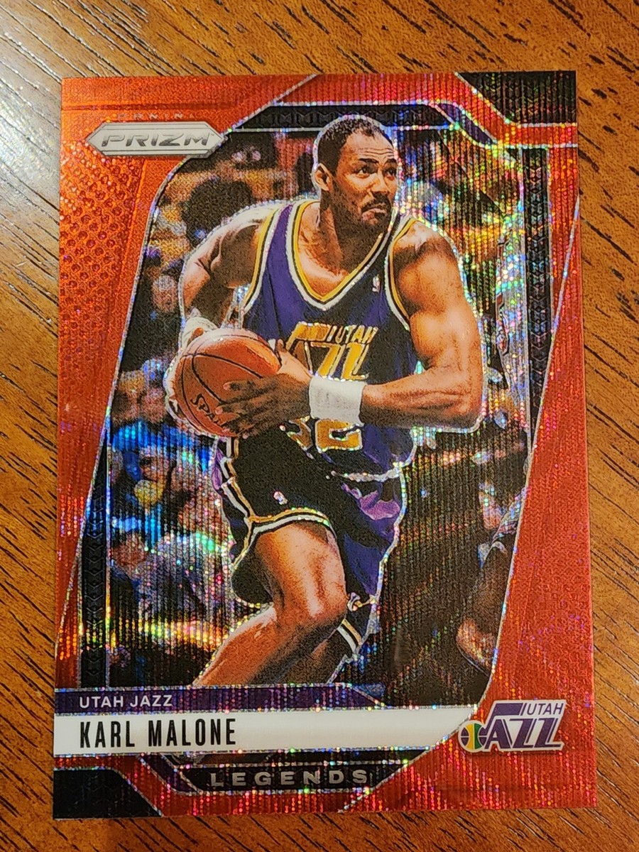 Karl Malone 2024-25 Prizm Legends #289 Red Wave Prizm | eBay
