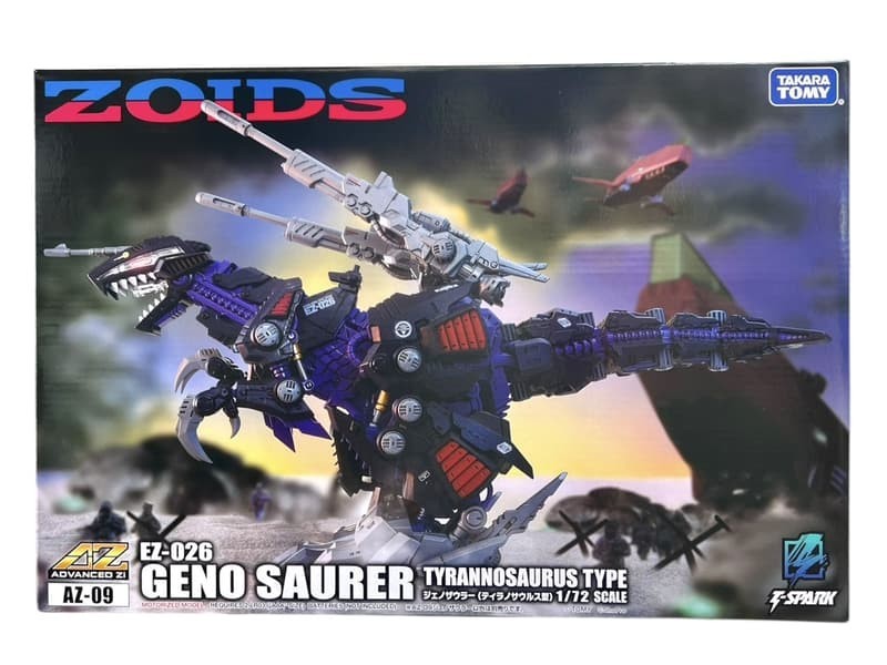 TAKARA TOMY T-SPARK ZOIDS AZ-09 GENO SAURER TYRANNOSAURUS TYPE