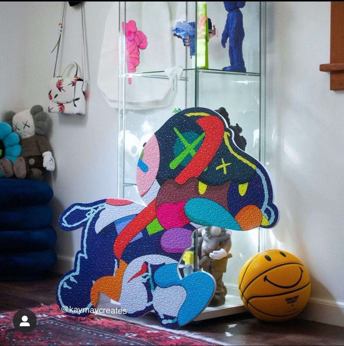 Kaws Puzzle Custom Wood Frame - Stay Steady - SINGLE FRAME | eBay