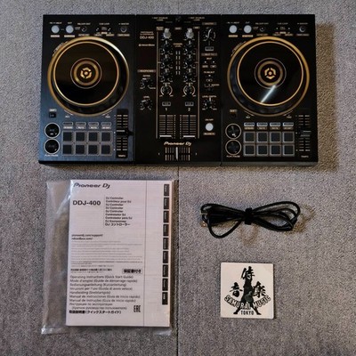 Pioneer DJ DDJ-400 DDJ400-N 2-Channel 2ch DJ Controller W/Cable