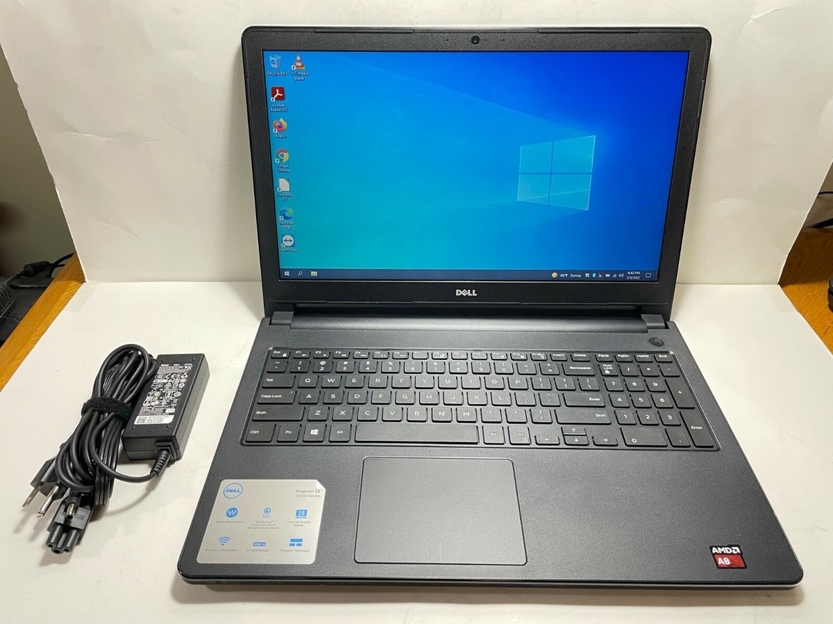 DELL INSPIRON 5555 AMD A8-7410 2.2GHz 8GB RAM 240GB SSD WIN 10