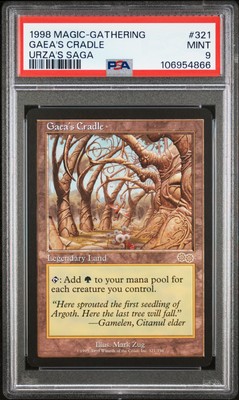 1998 MTG URZA'S SAGA #321 GAEA'S CRADLE PSA 9 | eBay