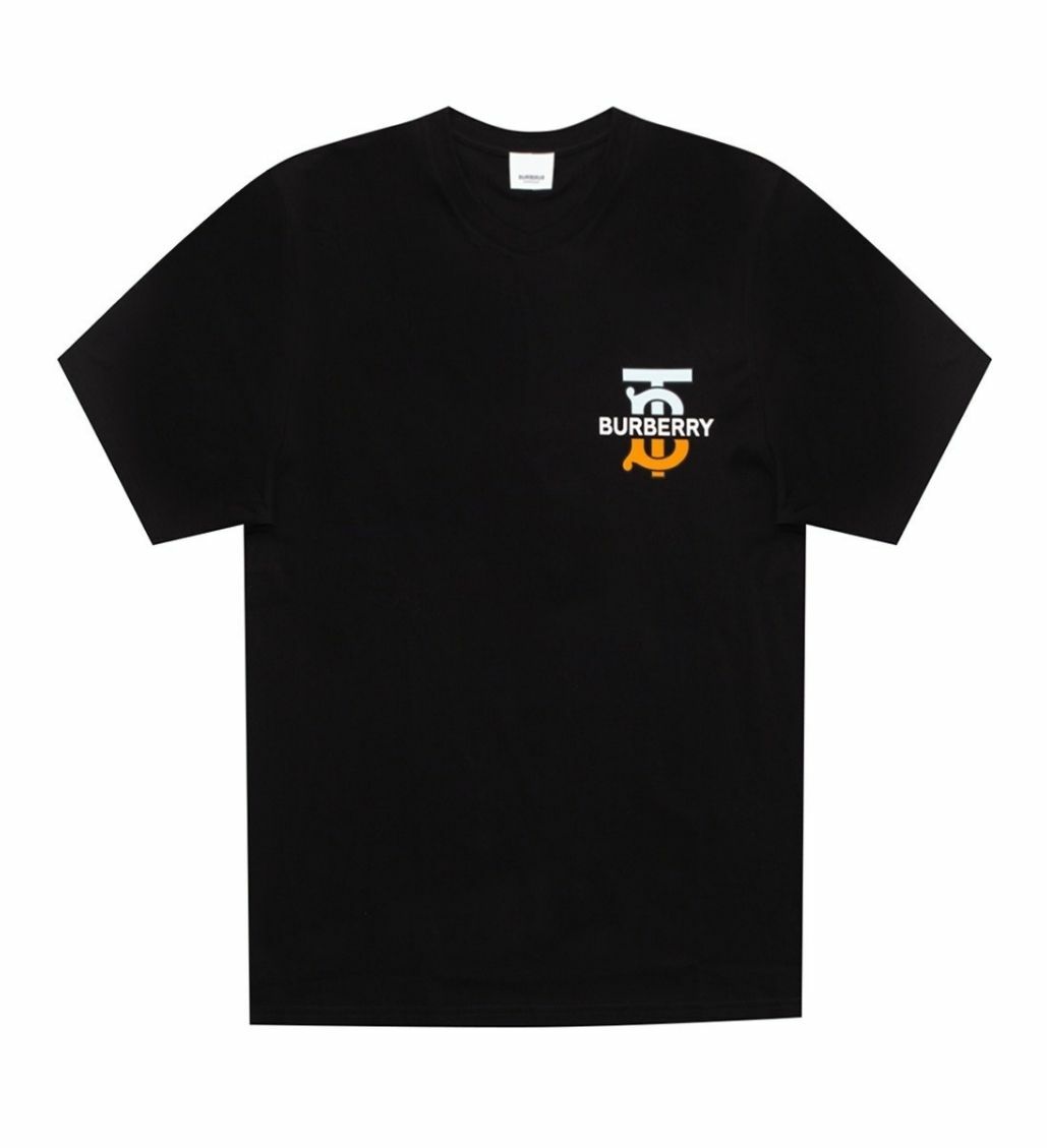 Burberry Mens Oversized Monogram Motif Black T-shirt | eBay