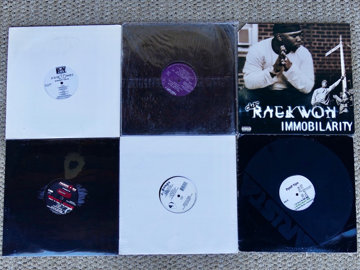 27 hip-hop rap R&B vinyl singles LPs collection lot - 90s 2000s