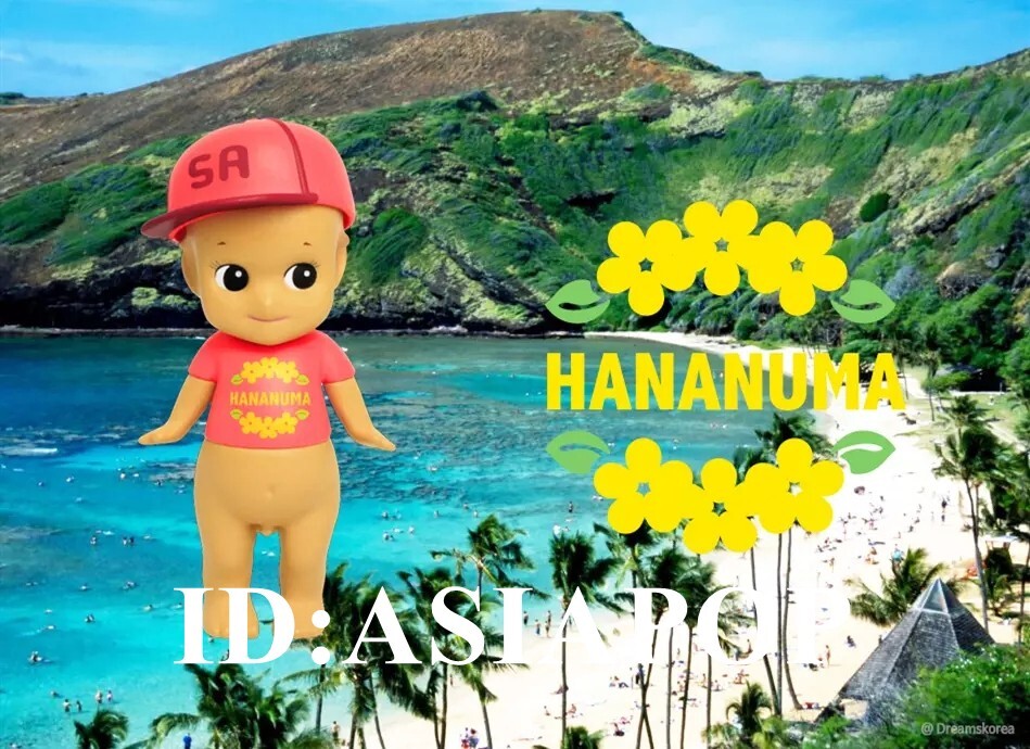 Authentic Sonny Angel 2015 Hawaii Summer Beach Series Red mini