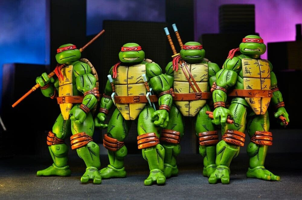Neca TMNT Teenage Mutant Ninja Turtles Mirage Comics 4 pack 54329